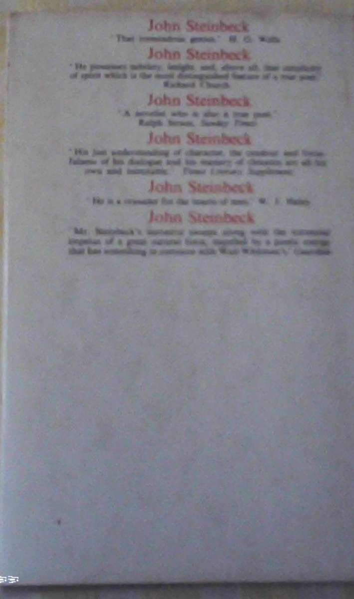 Journal of a Novel  John Steinbeck ( The East of Eden letters)
