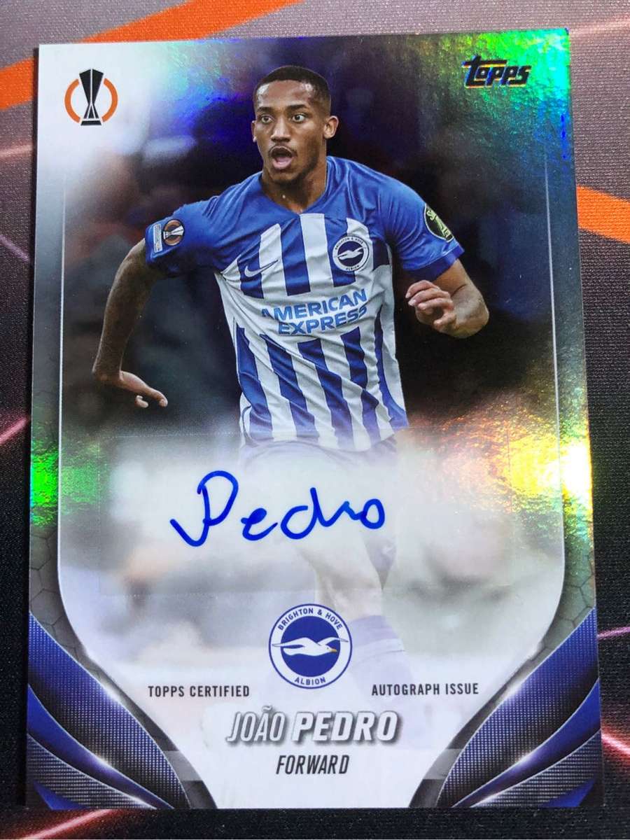 Joao Pedro AUTOGRAPH Topps 2024 Soccer trading card