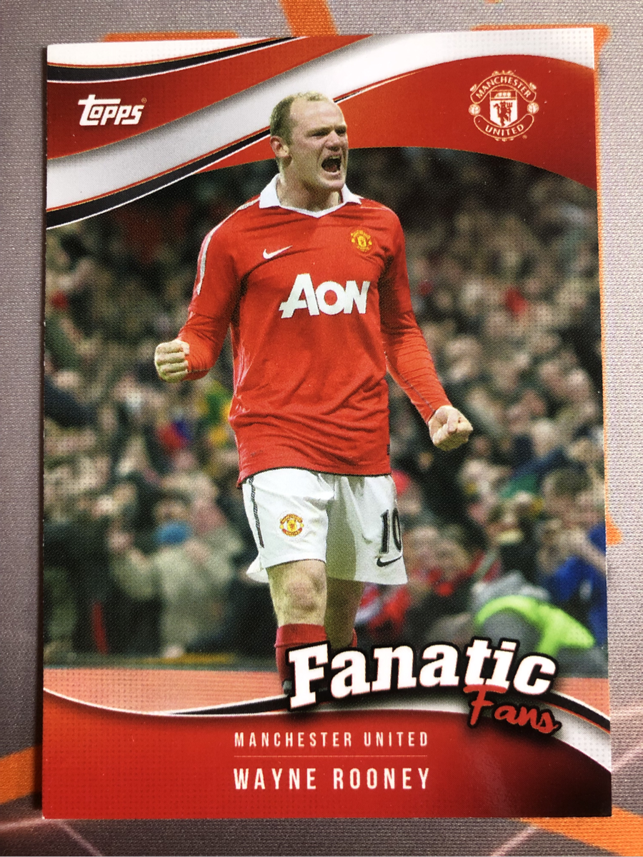Wayne Rooney NEW Topps 2025 Man United Soccer trading card