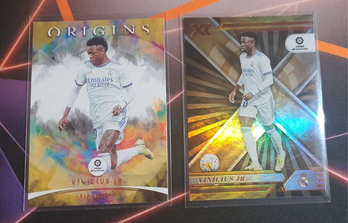 Vini Jnr Lot of 2 RARE base cards from 2021 chronicles