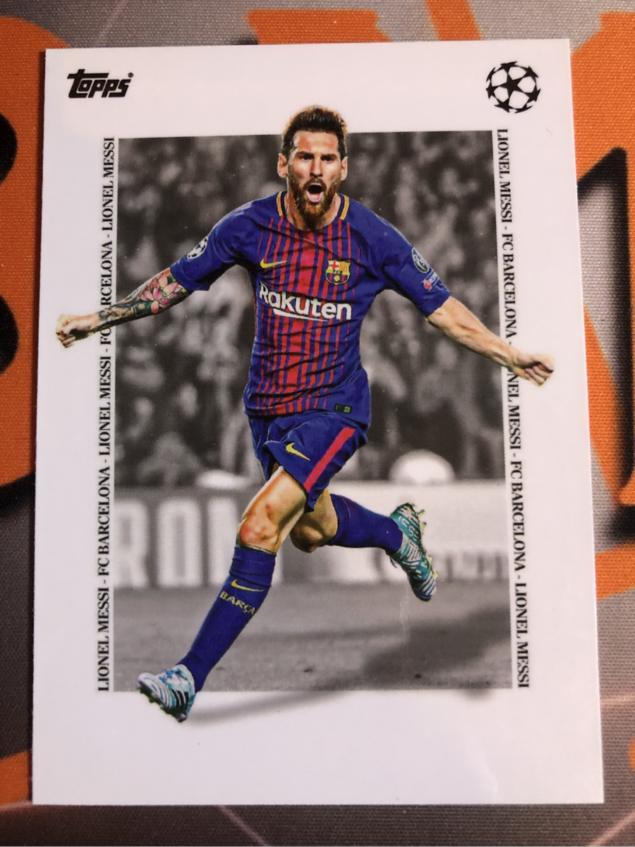 Lionel Messi Topps Soccer trading card