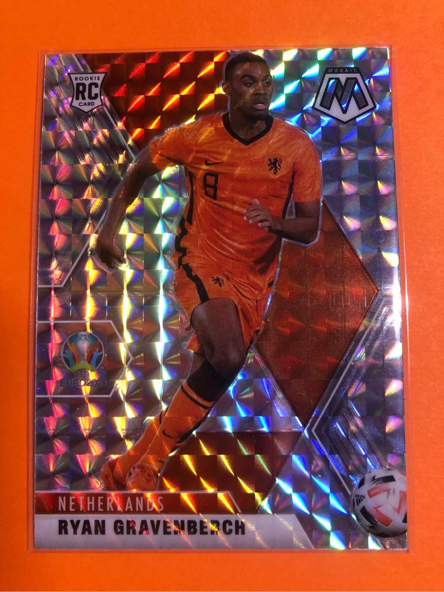 Ryan Gravenberch ROOKIE Mosaic REFRACTOR 2020 Soccer trading card