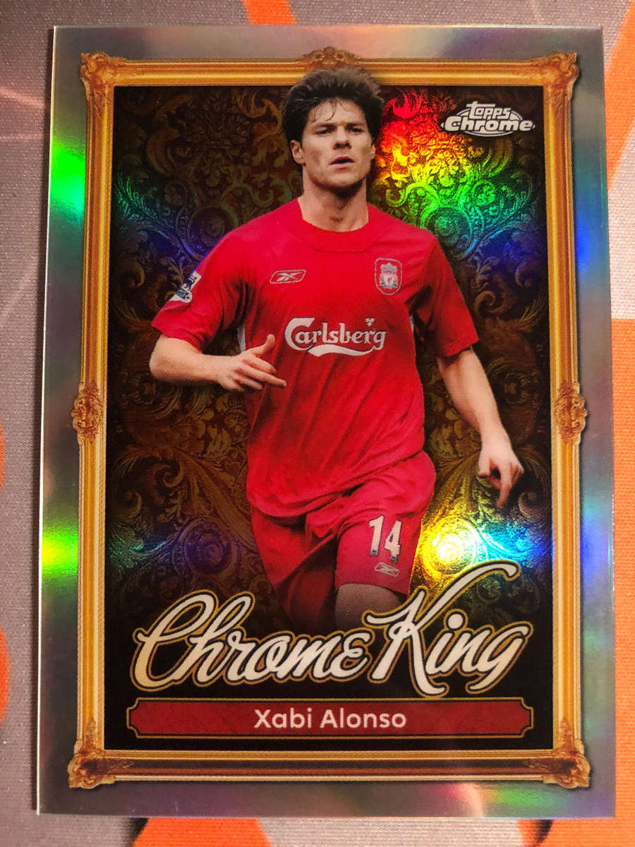 Xabi Alonso CHROME KINGS REFRACTOR Topps Chrome Soccer trading card