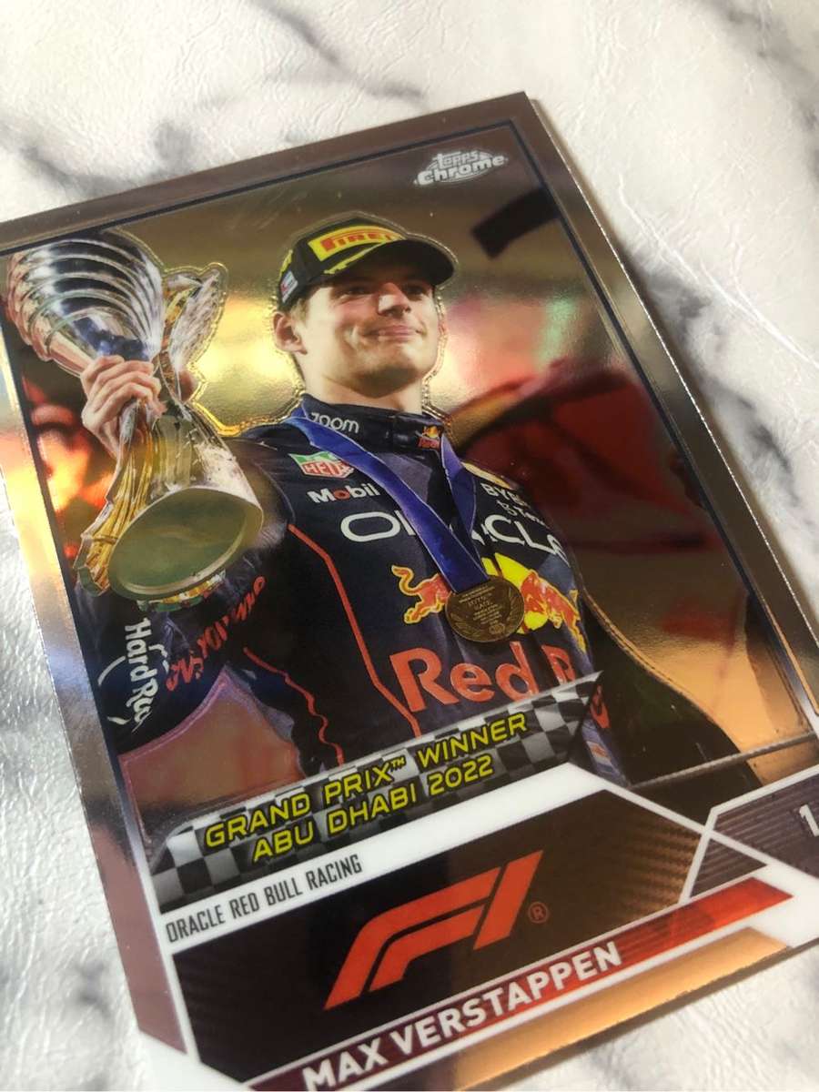 Max Verstappen F1 Topps chrome 2023 Grand Prix winner Miami F1 trading card