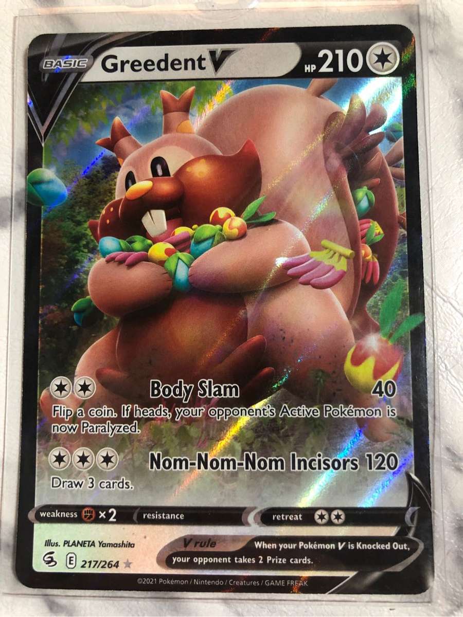 Greedent 3 Pokemon trading card BUNDLE