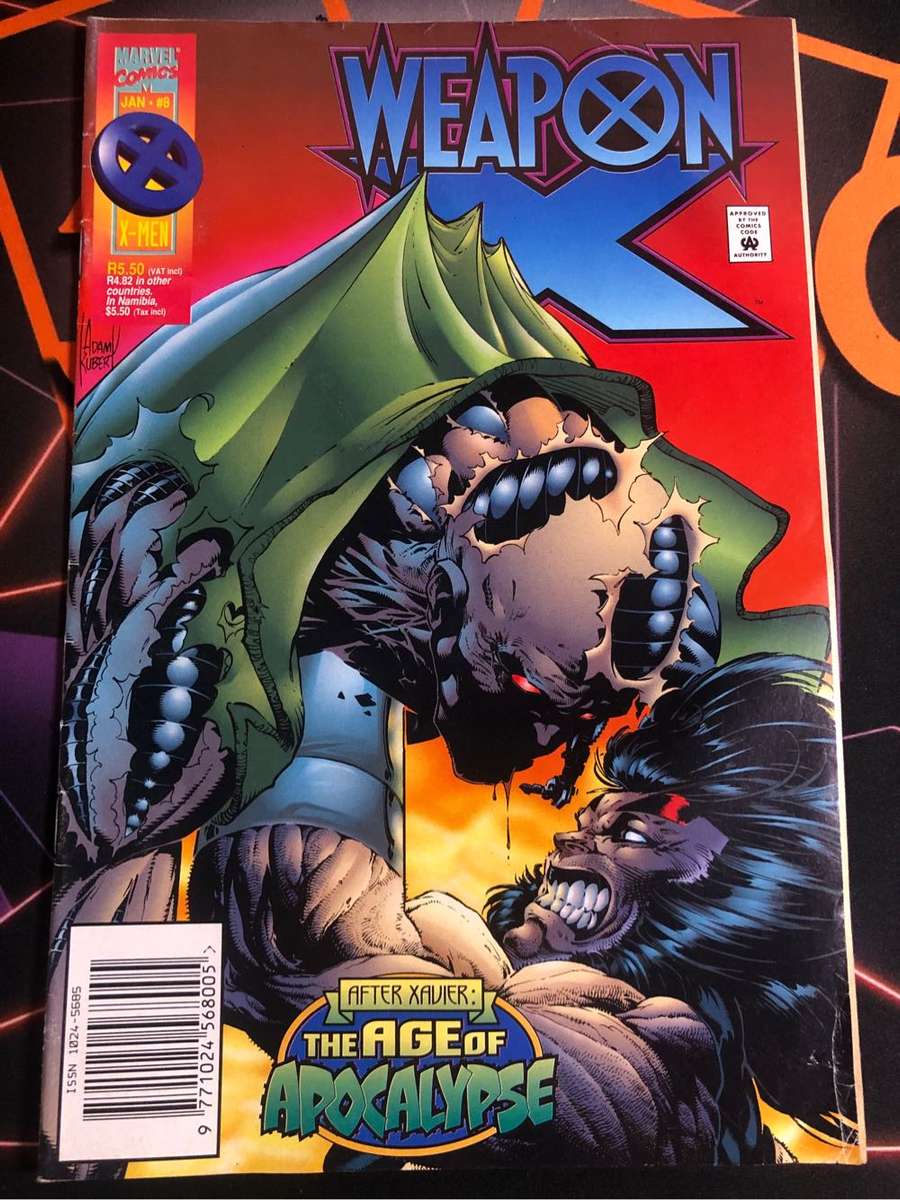 Weapon X #8 After Xavier the age of Apocalypse RARE comic book