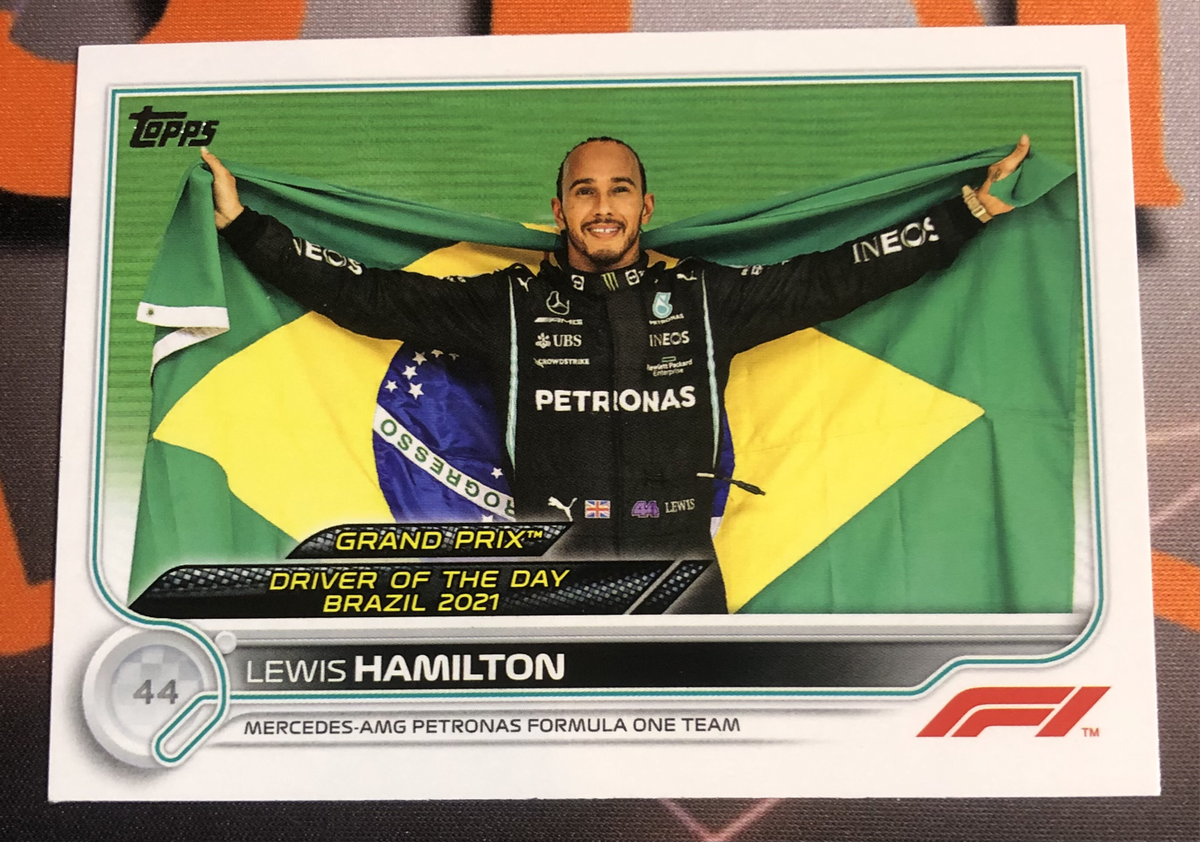 Lewis Hamilton Topps F1 trading card