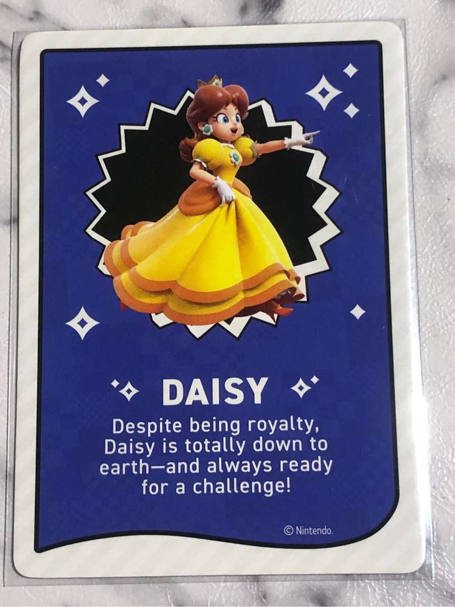 Daisy Super Mario Wonder Very Rare trading card 2023