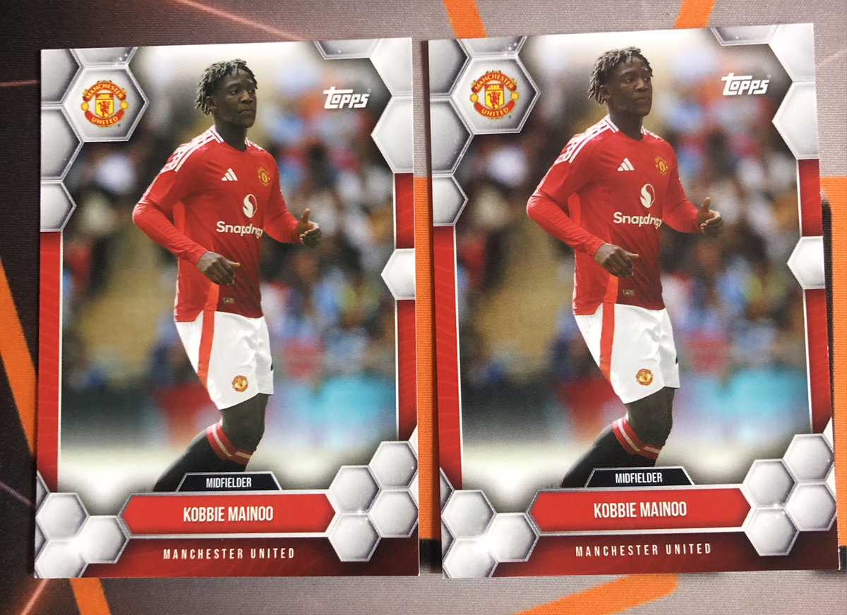 Kobbie Mainoo NEW 2025 Man United Soccer trading card