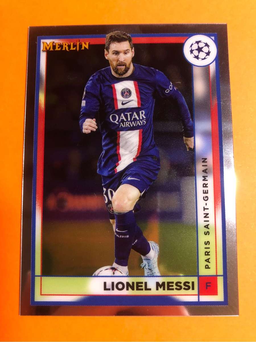 Lionel Messi RARE 2023 Topps Merlin Soccer trading card 