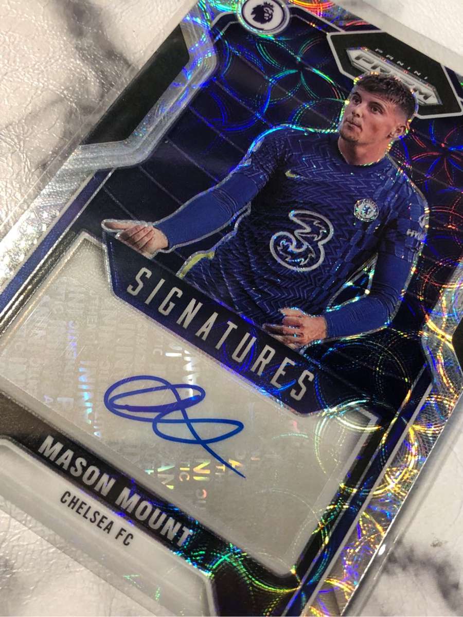 Mason Mount Autograph PRIZM Choice 2022 soccer trading card