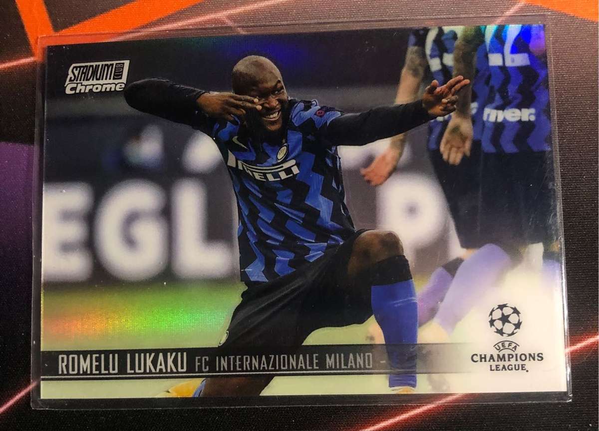 Romelu Lukaku Topps Stadium Club 2021 soccer trading card