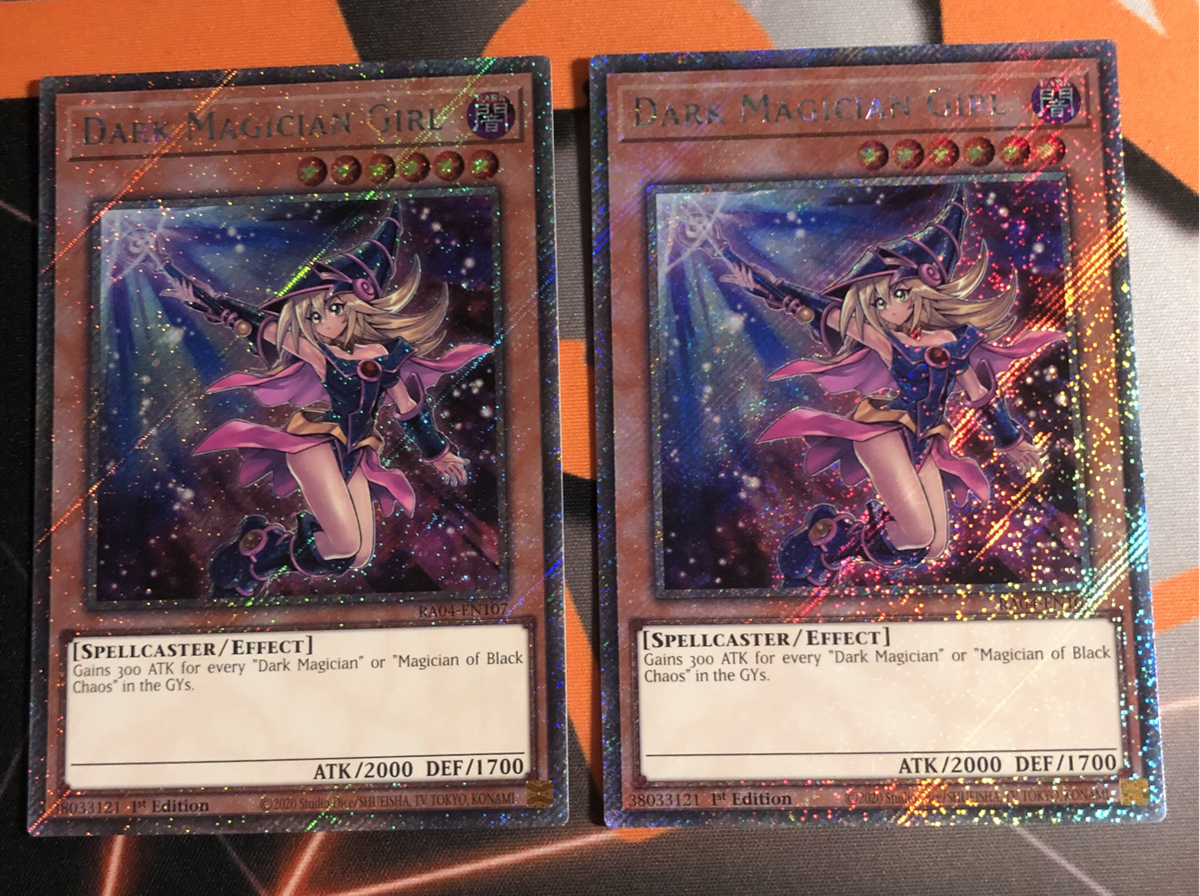 Dark Magician Girl RA04-EN107 Quarter Century Stampede Near Mint Yugioh Trading card