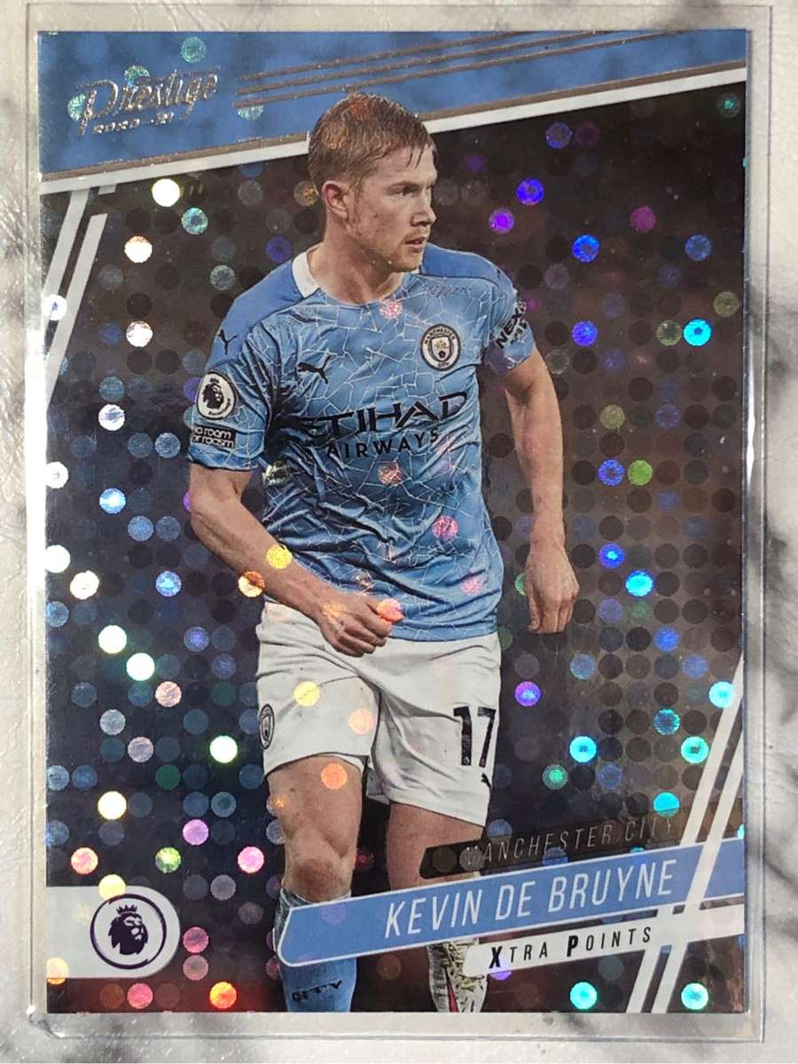 Kevin De Bruyne circle blue disco 2020 chronicles soccer trading card
