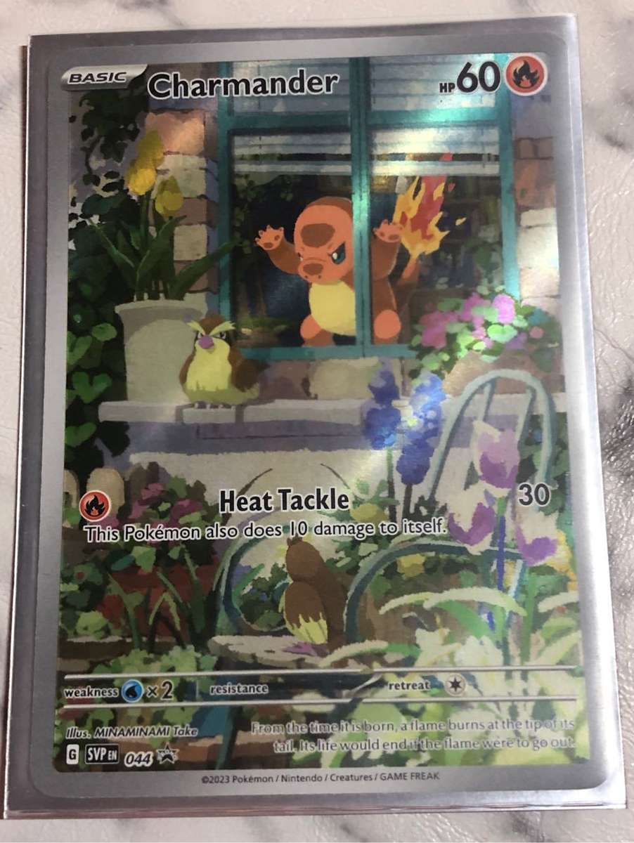 Charmander Illustration RARE PROMO Pokémon trading card