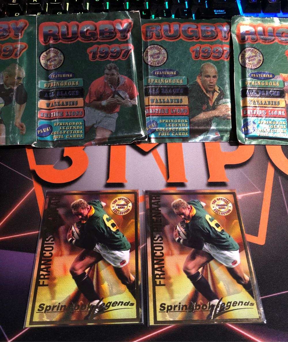 Francois Pienaar Springbok Legends 1997 Rugby trading card