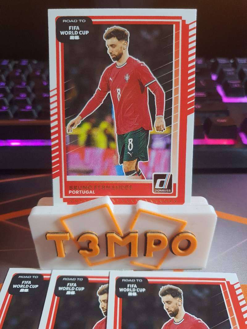 Bruno Fernandes World cup 2026 Donruss soccer trading card
