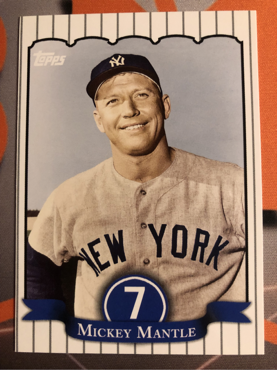 Mickey Mantle 2007 New York Yankees Rare Topps Baseball trading card