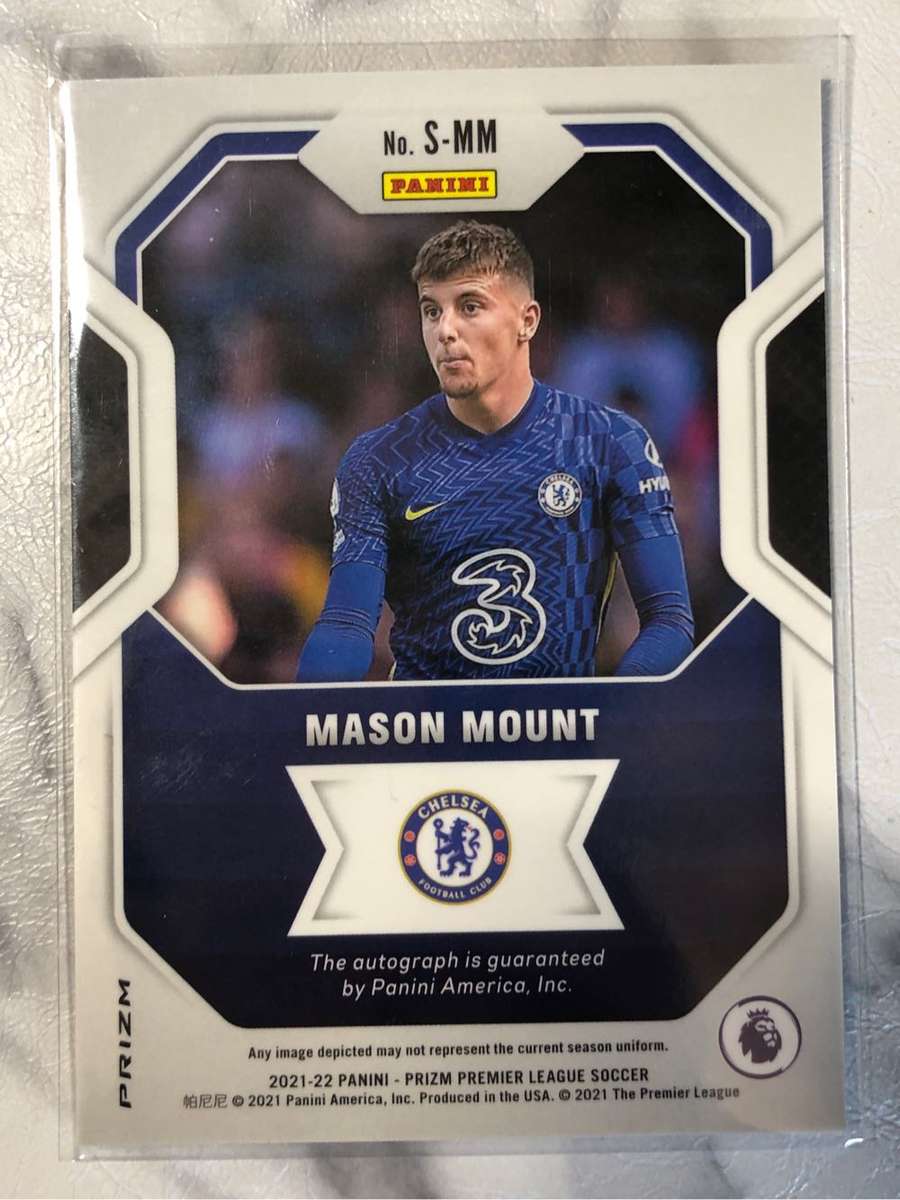 Mason Mount Autograph PRIZM Choice 2022 soccer trading card