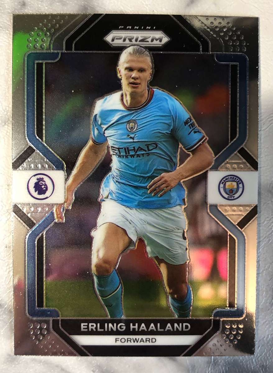 Erling Haaland EPL prizm 2023 Soccer trading card