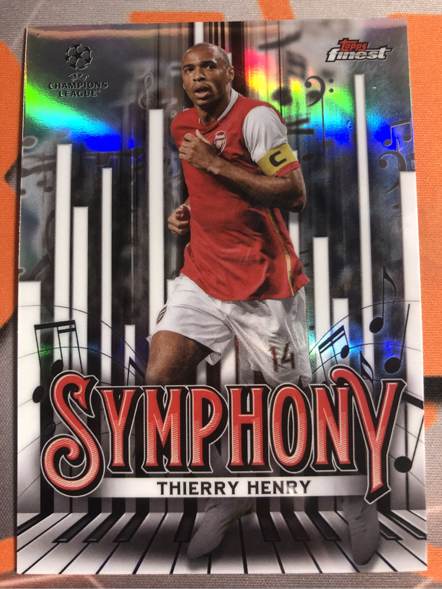 Thierry Henry Refractor NEW Symphony Topps Finest 2025 soccer trading card