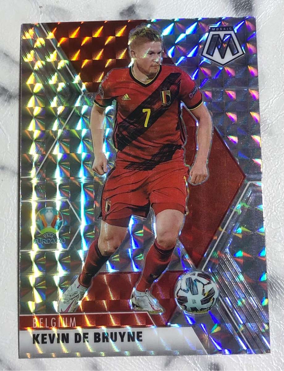 Kevin De Bruyne RARE Mirror Mosaic variant  2021 Soccer trading card