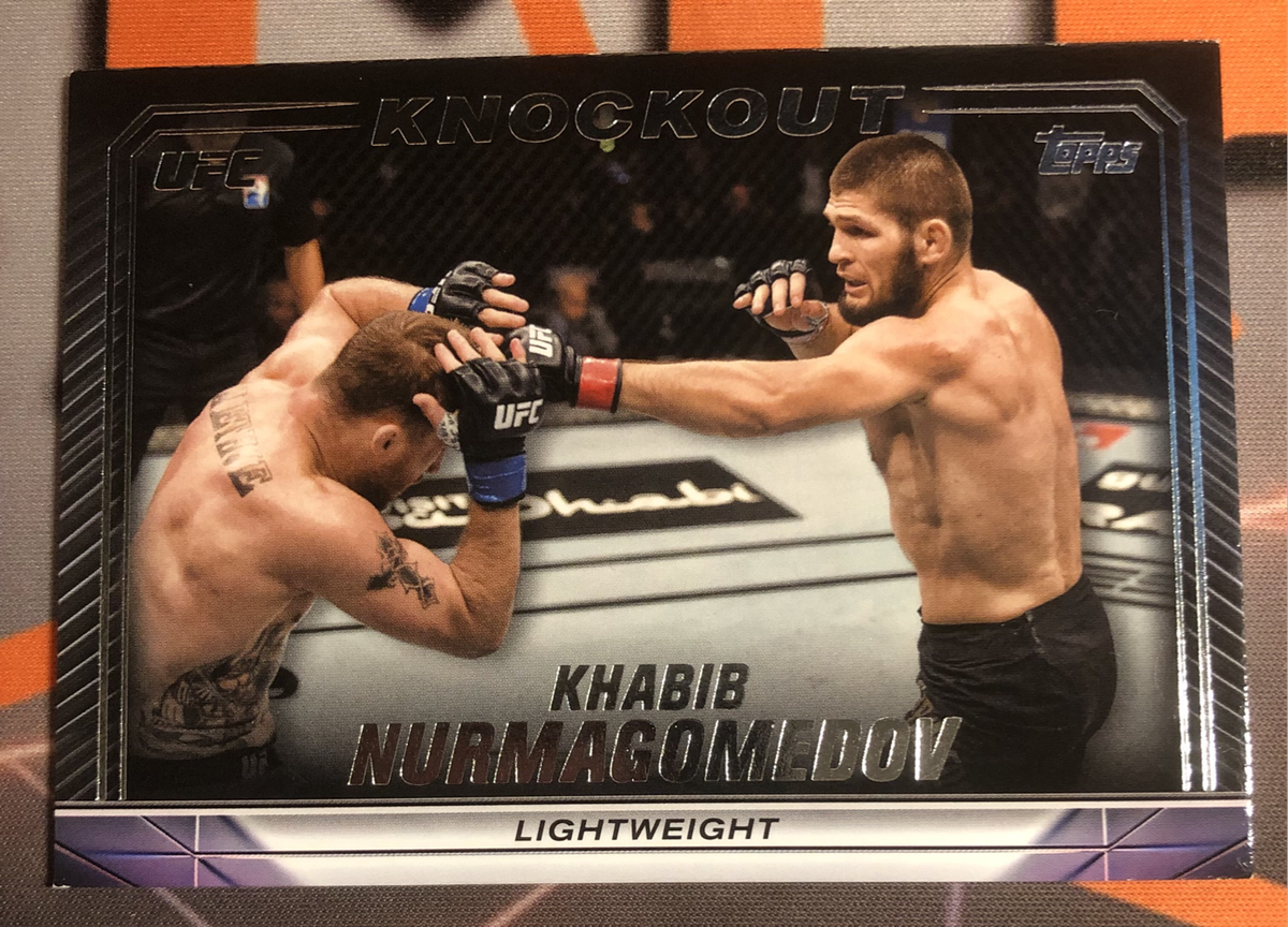 Khabib Nurmagomedov Rare HIGH END Topps KNOCKOUT 2024 UFC trading card
