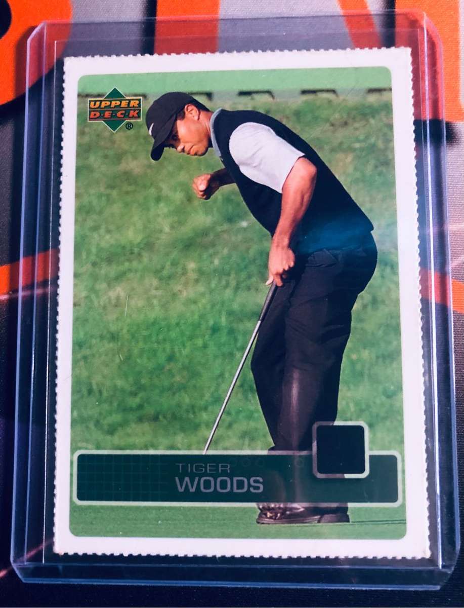 Tiger Woods Super RARE Upper Deck 2003 Golf trading card