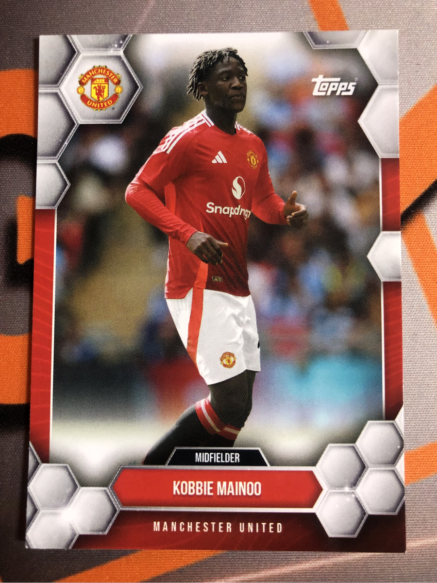 Kobbie Mainoo NEW 2025 Man United Soccer trading card