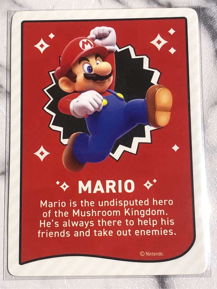 Super Mario EXCLUSIVE Rare WONDER trading card 2023