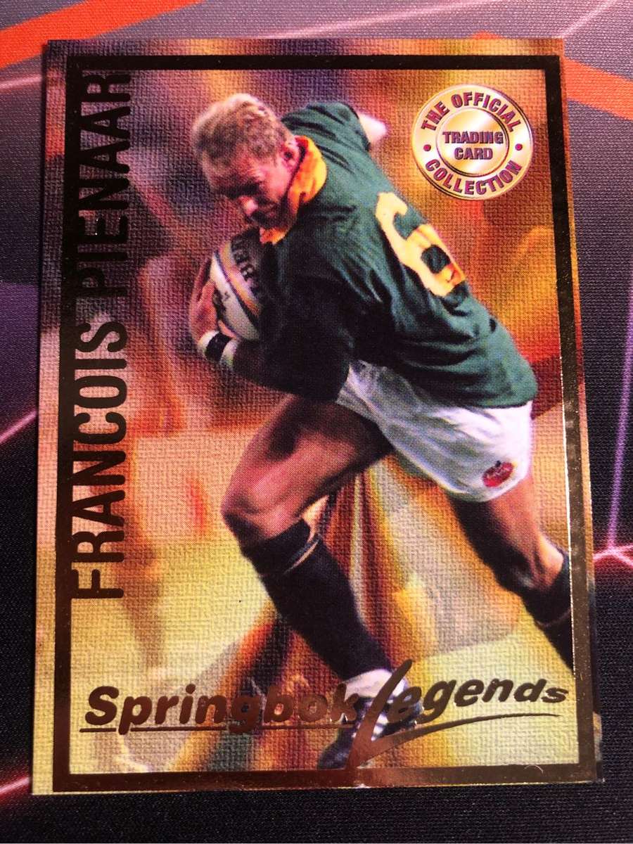 Francois Pienaar Springbok Legends 1997 Rugby trading card