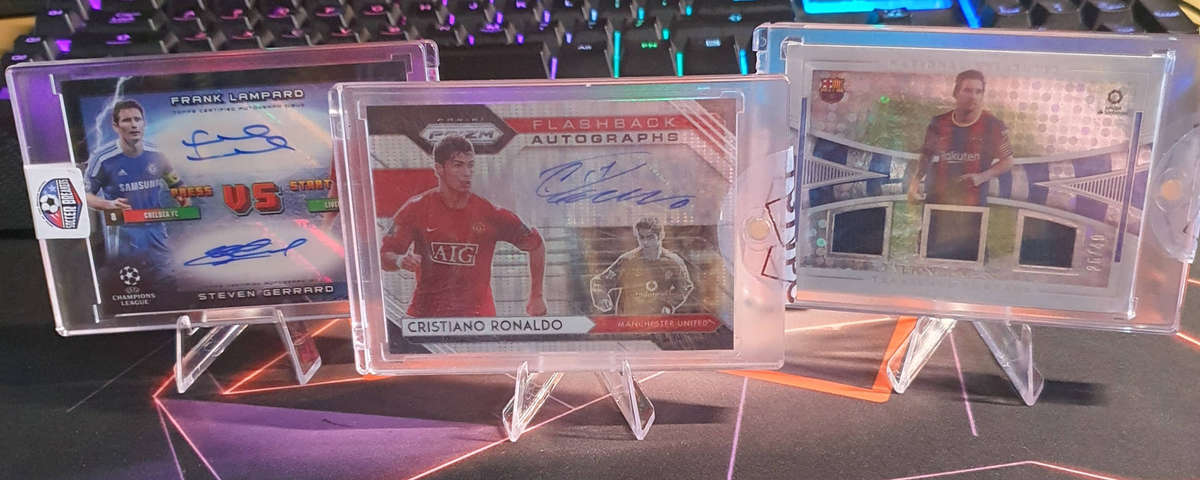 Trading card display stand (EPIC way to showoff your collection)