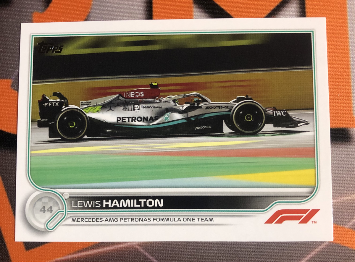 Lewis Hamilton Topps F1 trading card
