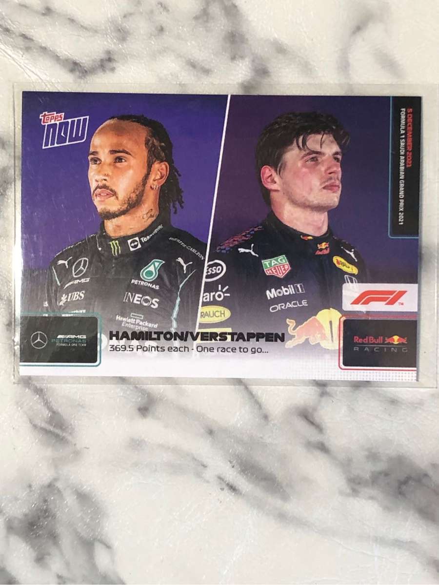 Lewis Hamilton / Verstappen Topps NOW 2021  Formula One Trading card