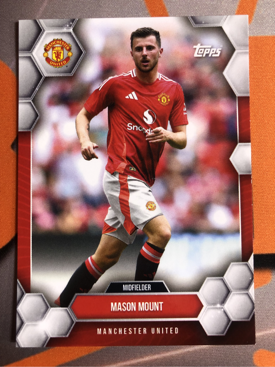 Mason Mount NEW 2025 Man United Soccer trading card