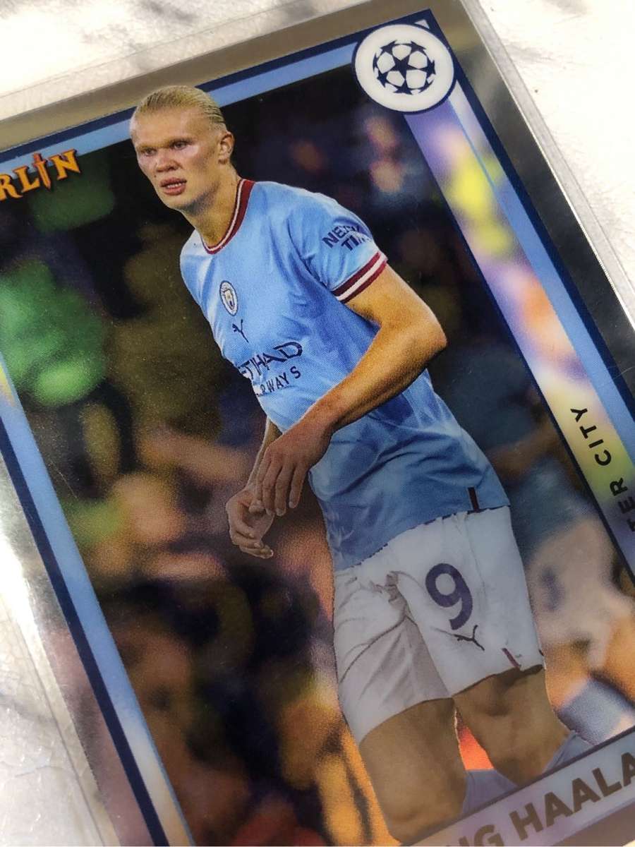 Erling Haaland Topps Merlin 2023 Soccer trading card