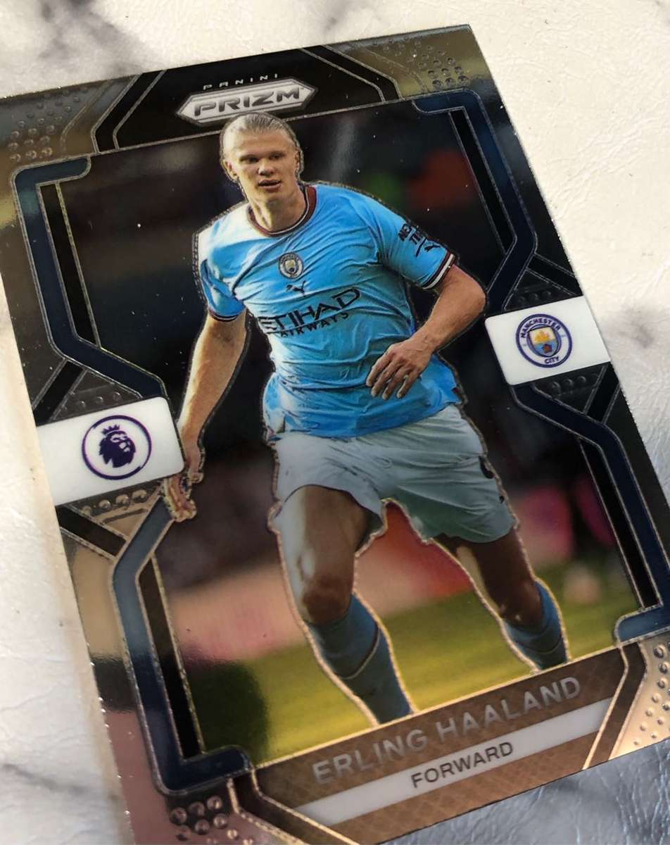 Erling Haaland EPL prizm 2023 Soccer trading card