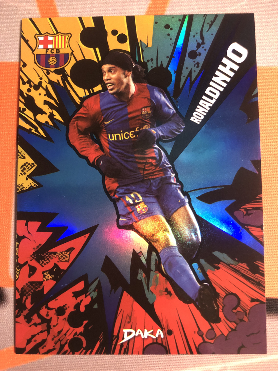 Ronaldinho NUMBERED out of 149 KABOOM design DAKA 2025 soccer trading card