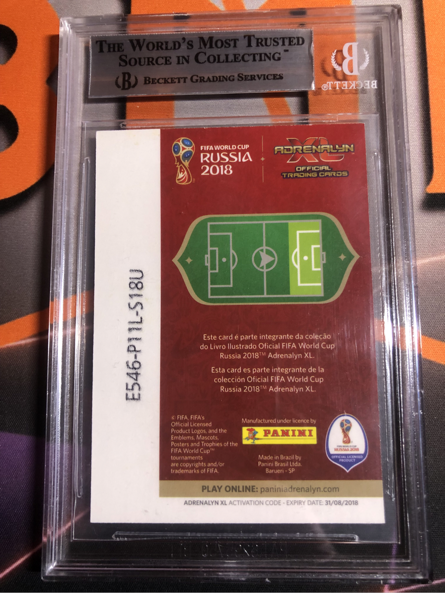 Kylian Mbappe 2018 ROOKIE BGS 8.5 Limited Edition Adrenalyne graded soccer trading card