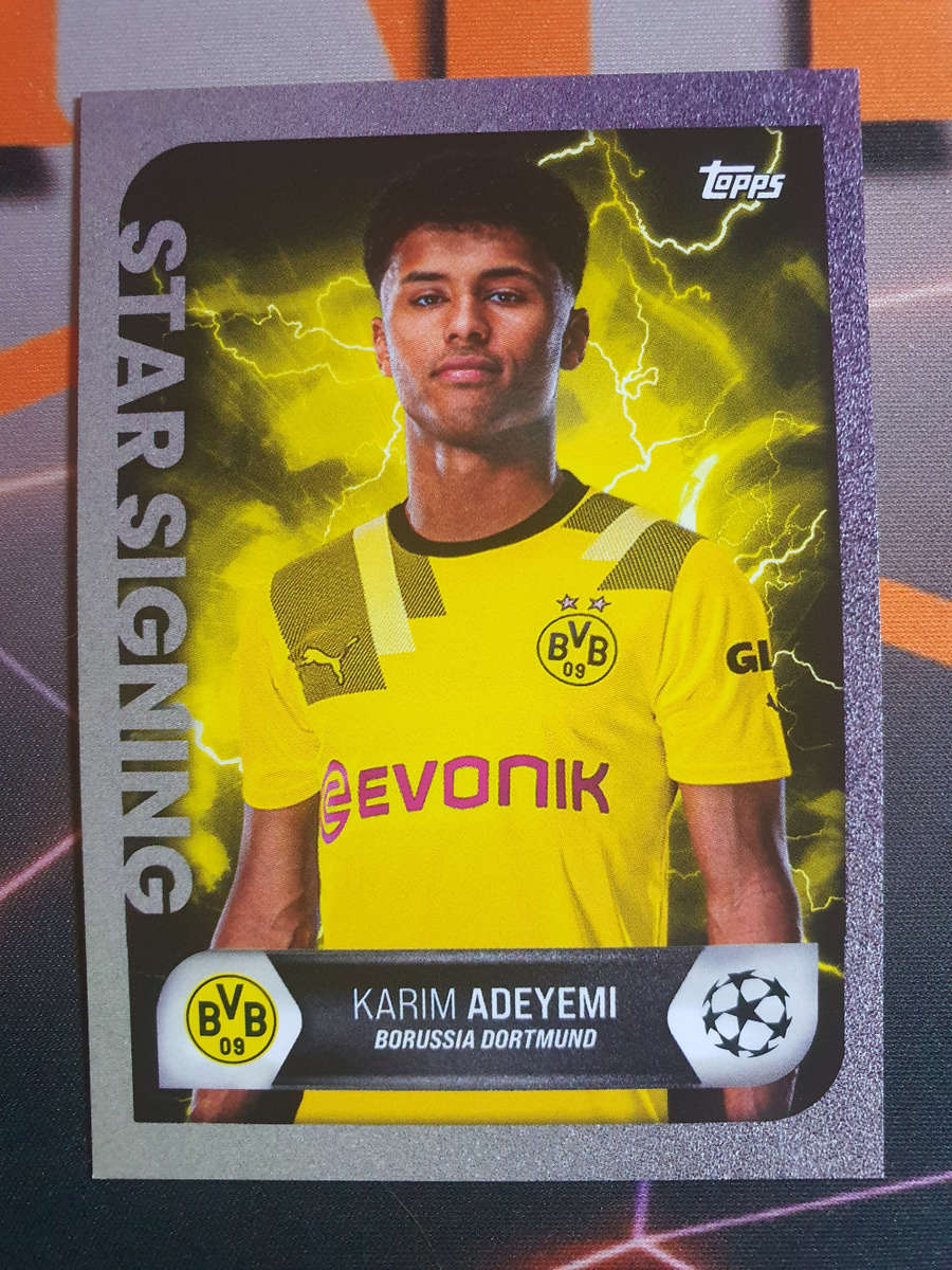 Karim adeyemi Topps soccer trading card