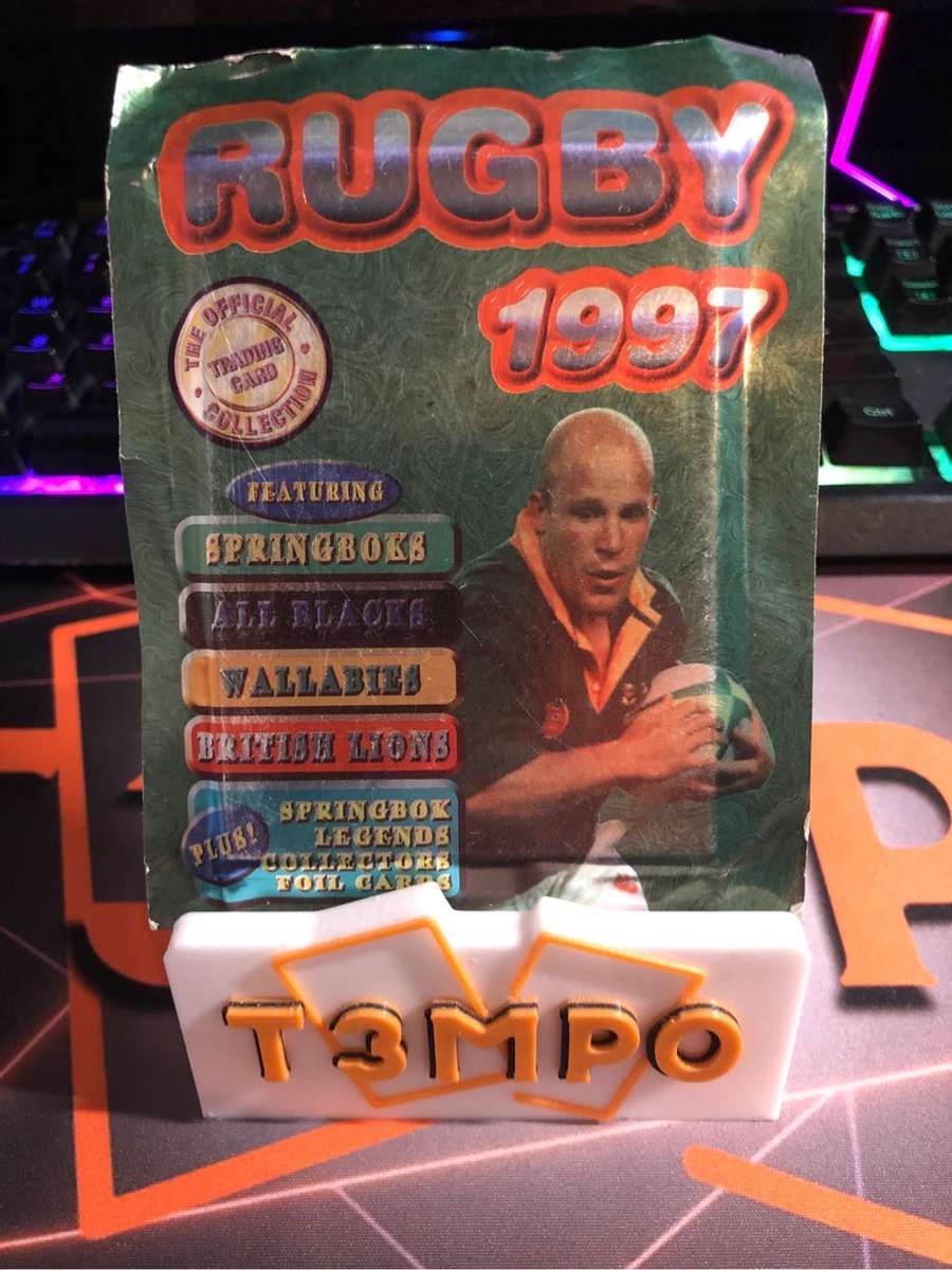 Rugby 1997 Unopened Panini Rugby trading card pack of 6 cards