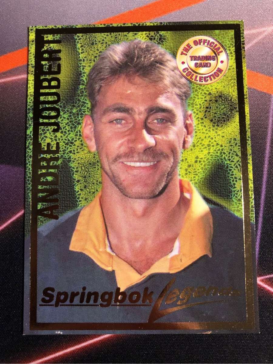 Andre Joubert Springbok Legends 1997 Rugby trading card