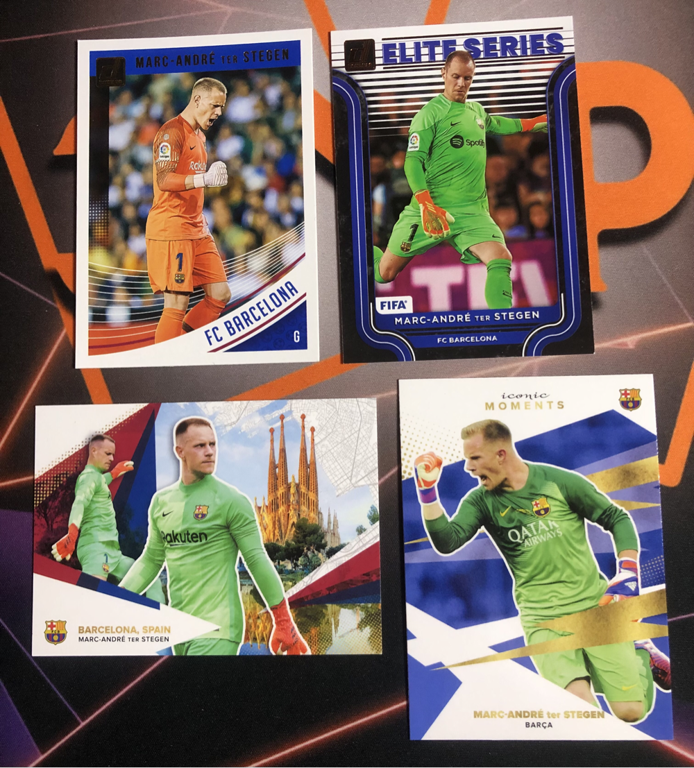 Marc-Andre ter Stegen RARE Bundle of 4 soccer trading card