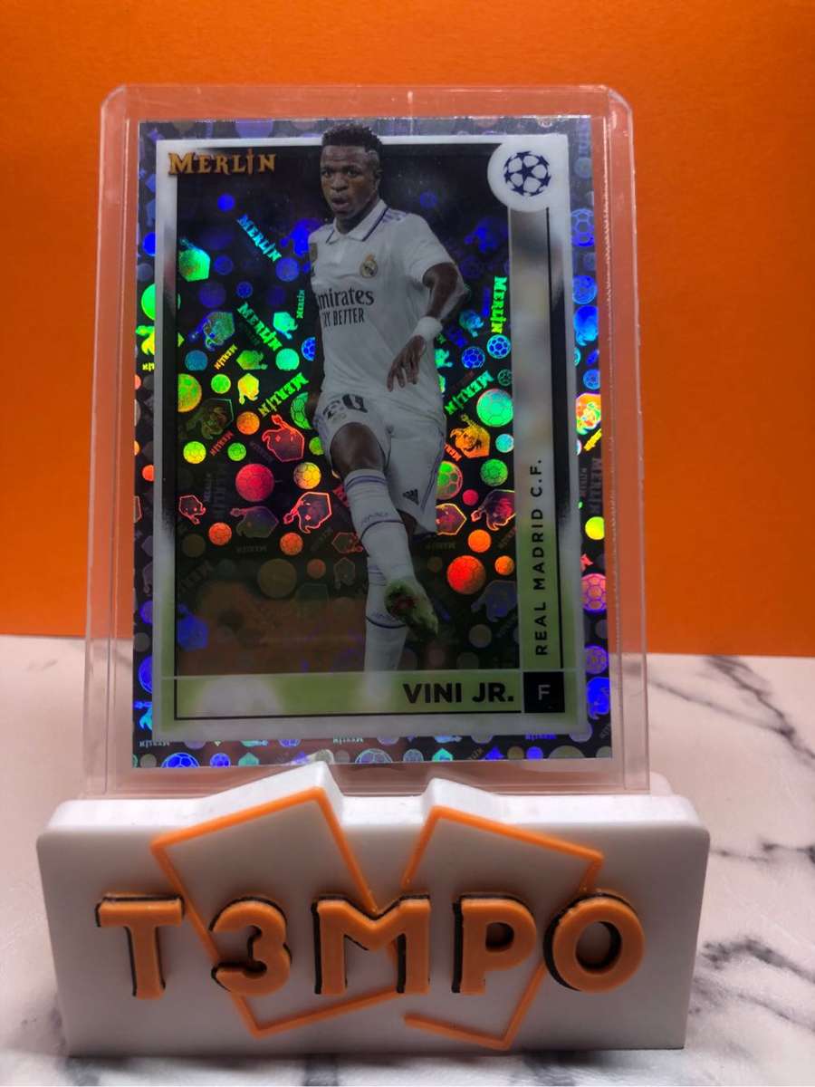 Vinicius jnr RARE merlin foil REFRACTOR Topps 2023