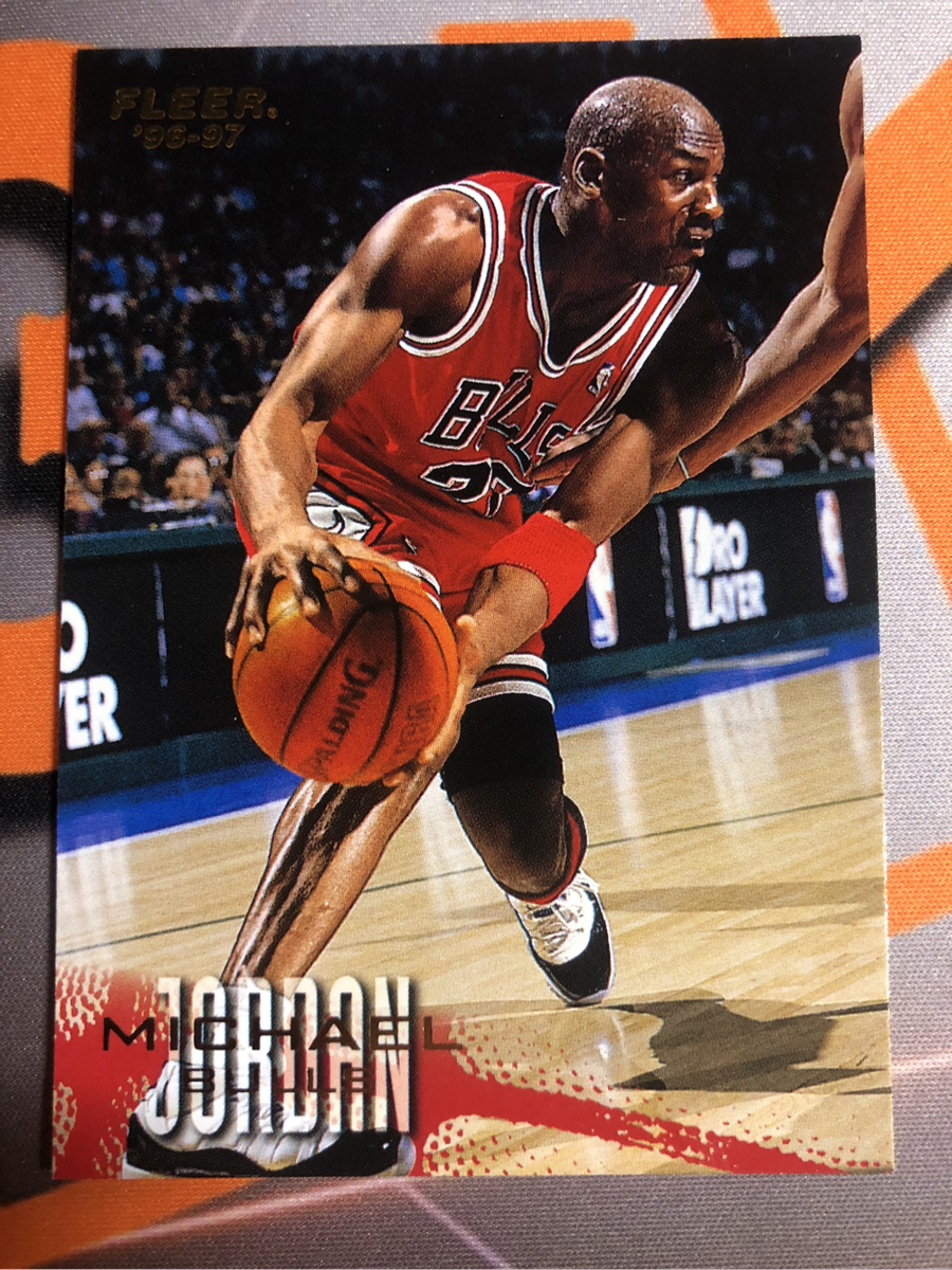 Michael Jordan 1996 Fleer NBA Basketball trading card