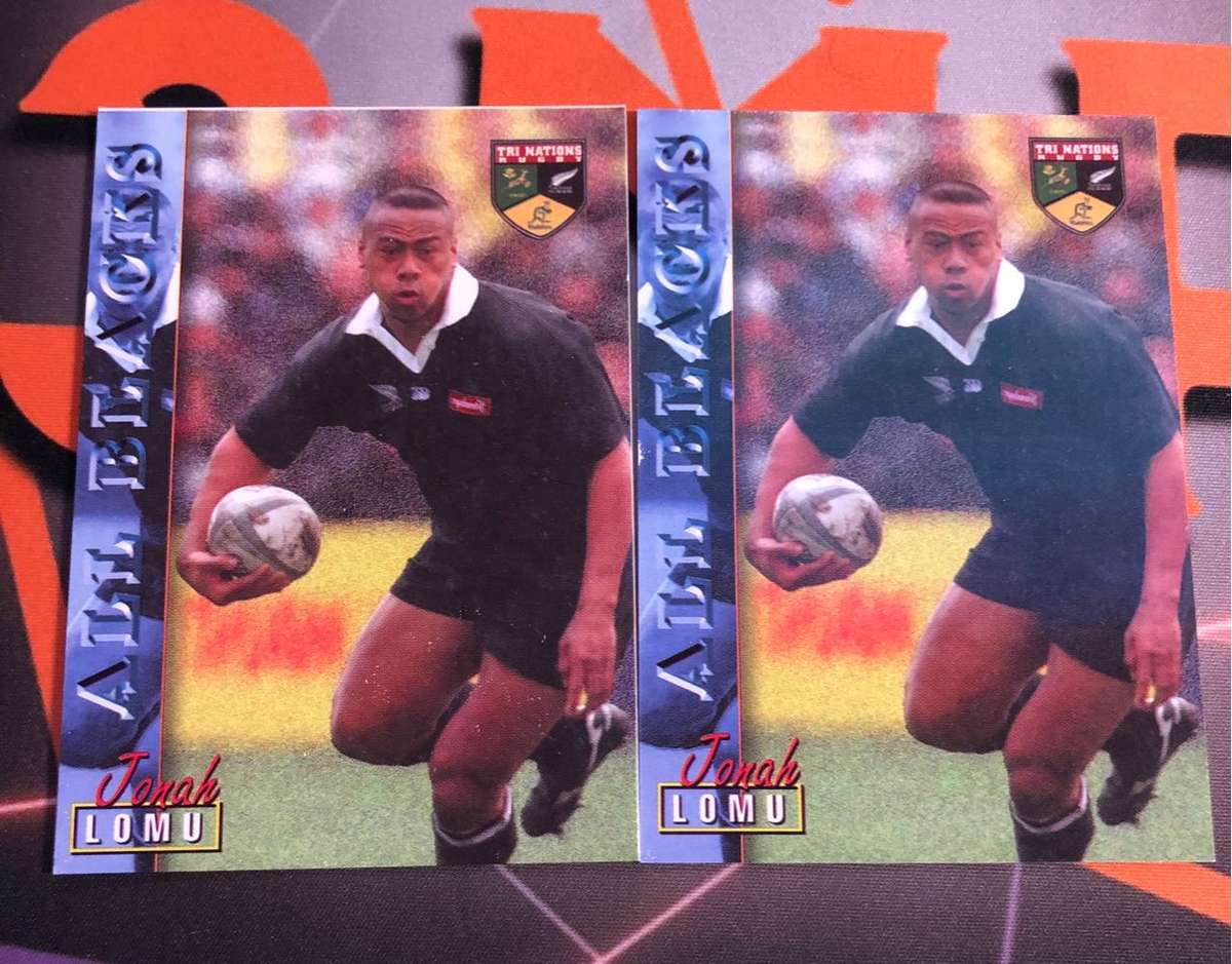 Jonah Lomu ALL BLACKS Rugby 1997 trading card