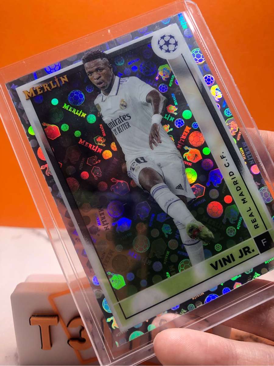 Vinicius jnr RARE merlin foil REFRACTOR Topps 2023