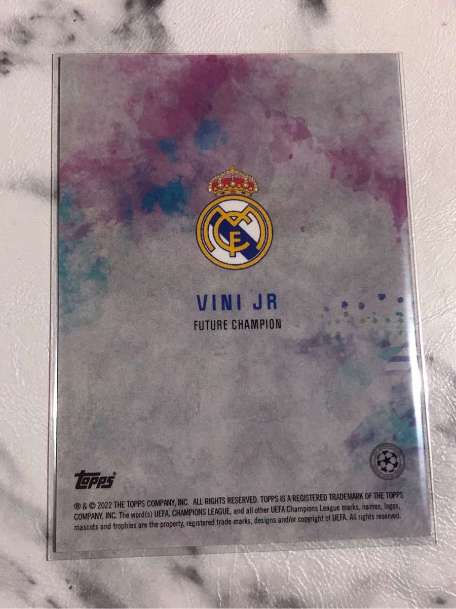 Vini Jnr Topps 2022 Soccer trading card