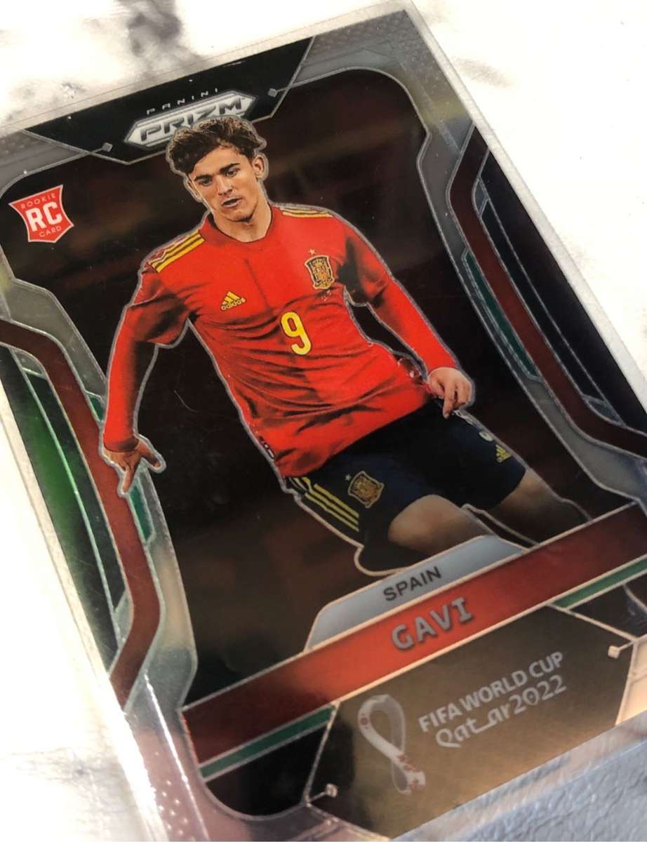 Gavi ROOKIE 2022 PRIZM World Cup soccer trading card
