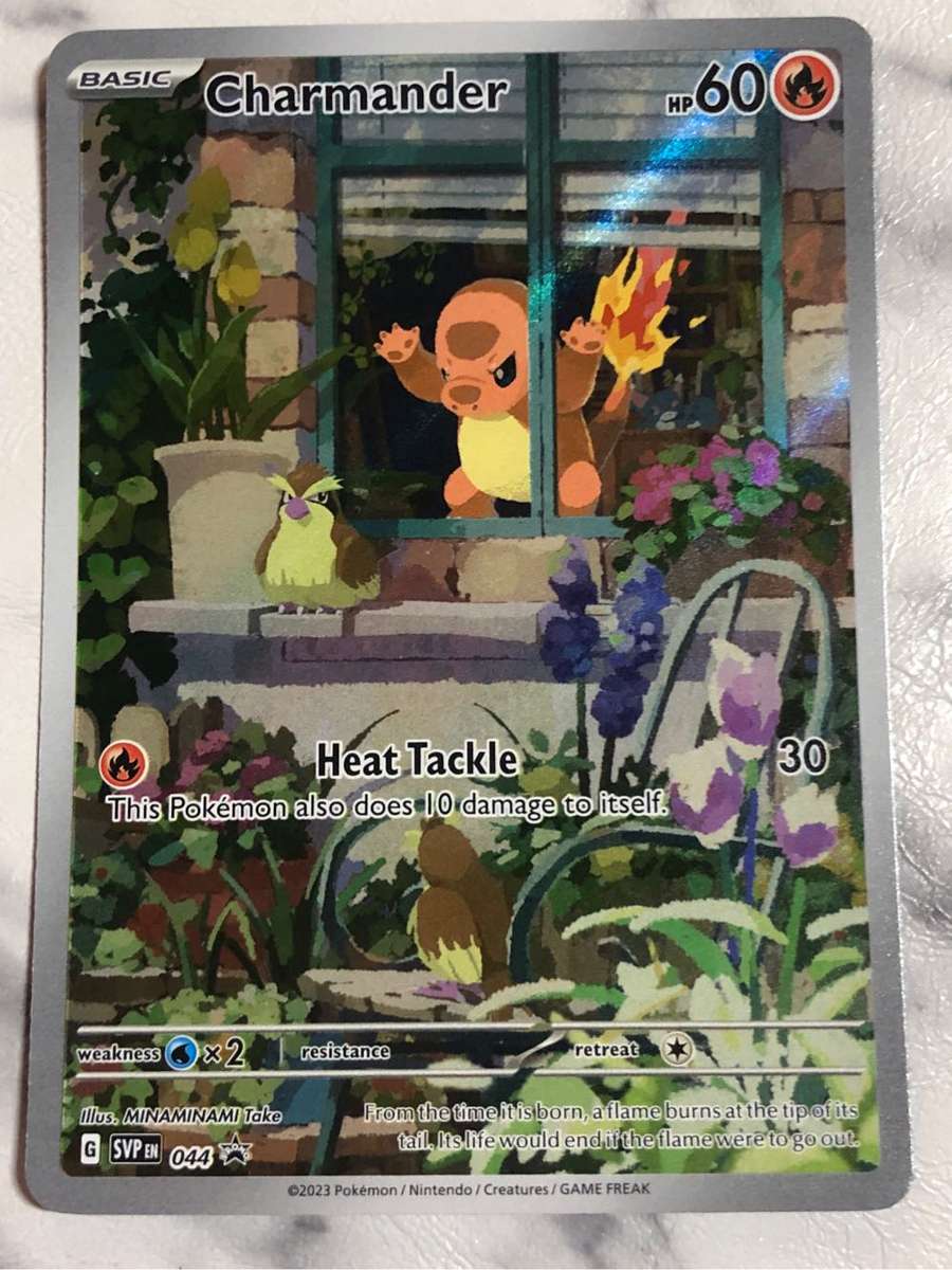 Charmander Illustration RARE PROMO Pokémon trading card